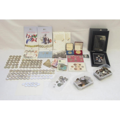 796 - Large collection of mixed coins to inc. complete Royal Mint UK £1 Coin Collector Album with Complete... 