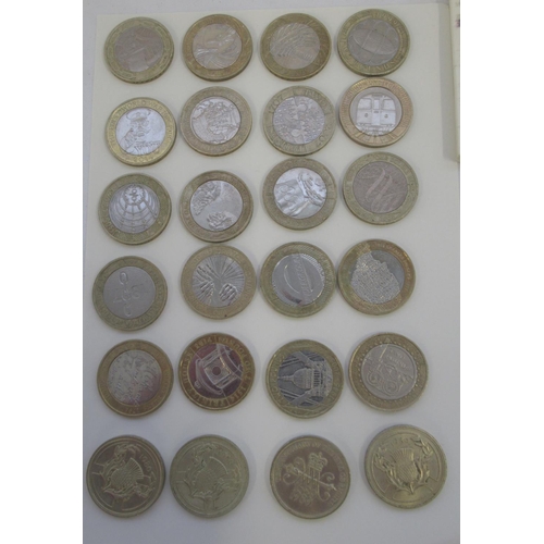 796 - Large collection of mixed coins to inc. complete Royal Mint UK £1 Coin Collector Album with Complete... 