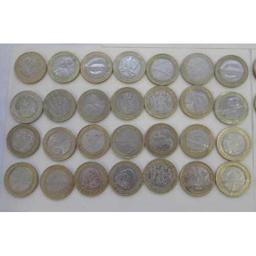 796 - Large collection of mixed coins to inc. complete Royal Mint UK £1 Coin Collector Album with Complete... 