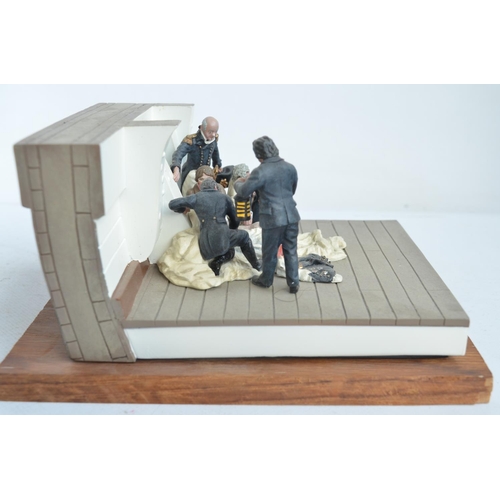 1361 - W Britain's 41143 Nelson Death Scene (1/32 scale/54mm), limited edition 329/400, model in excellent ... 