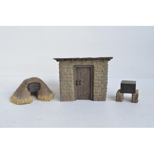 1373 - Collection of W Britain's Zulu Wars diorama accessories to include 20049 Rourke's Drift Bakehouse an... 