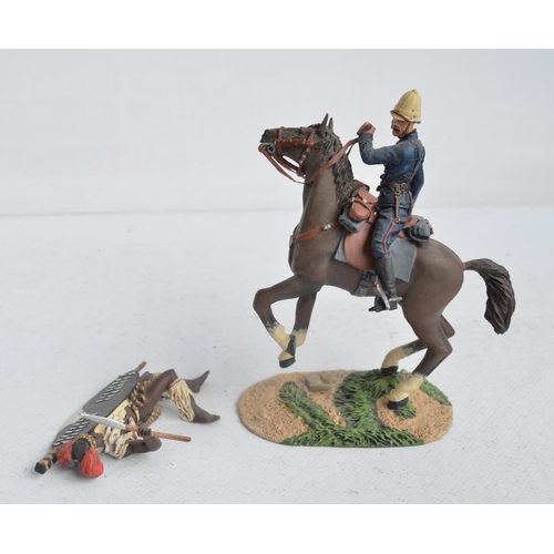 1374 - Four boxed limited edition painted metal soldier figure sets from W Britain's Zulu War series to inc... 