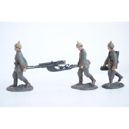 1378 - Collection of W Britain's World War I series 54mm painted metal German Army figures and figure sets ... 