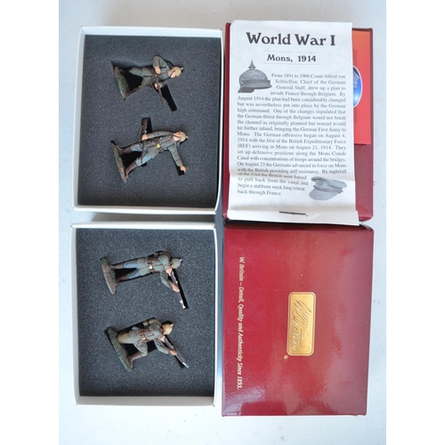 1378 - Collection of W Britain's World War I series 54mm painted metal German Army figures and figure sets ... 