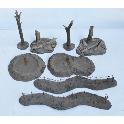 1379 - Three boxed World War I diorama accessories from W Britain's to include 51006 Barbed Wire Sections, ... 