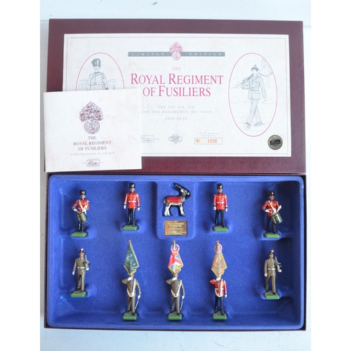 1382 - Two limited edition multi-figure boxed 54mm (1/32) painted metal British Army soldier model sets fro... 