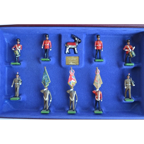 1382 - Two limited edition multi-figure boxed 54mm (1/32) painted metal British Army soldier model sets fro... 