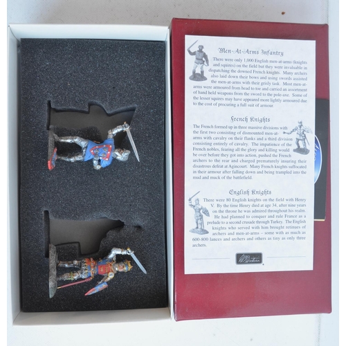 1385 - Five boxed historical painted metal figure sets from W Britain's to include 41135 Arthur Pulling Swo... 