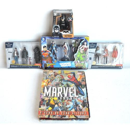 1393 - Eaglemoss Masterpiece Collection Justice League Series 1 limited edition 3 statue figure set featuri... 