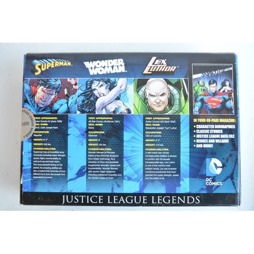 1393 - Eaglemoss Masterpiece Collection Justice League Series 1 limited edition 3 statue figure set featuri... 