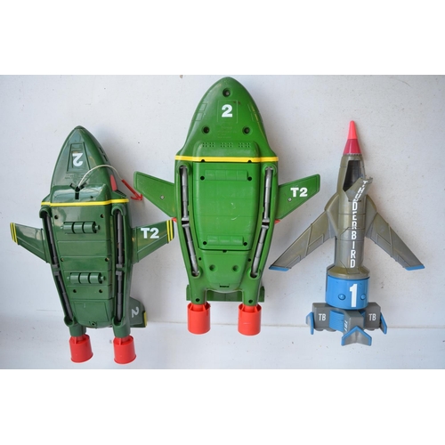 1394 - Collection of Thunderbirds models including Thunderbird 1, 2x Thunderbird 2's (some discoloration of... 