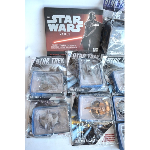 1395 - Collection of Eaglemoss Star Trek Official Starships Collection models and magazines including 13x b... 