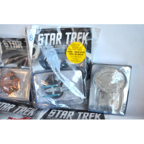 1395 - Collection of Eaglemoss Star Trek Official Starships Collection models and magazines including 13x b... 