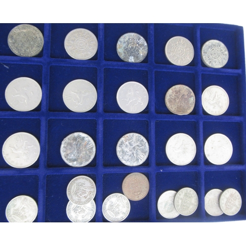 801 - 2 Aluminium cases cont. a collection of c20th British coins to inc. 23 commemorative £2s, 36 commemo... 