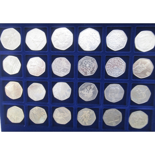 801 - 2 Aluminium cases cont. a collection of c20th British coins to inc. 23 commemorative £2s, 36 commemo... 