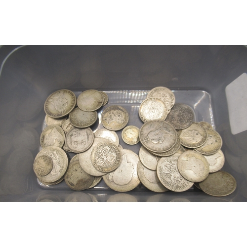 702 - Collection of Queen Victoria silver content coins to inc. Shillings, Florins, 3 pences, etc. (gross ... 