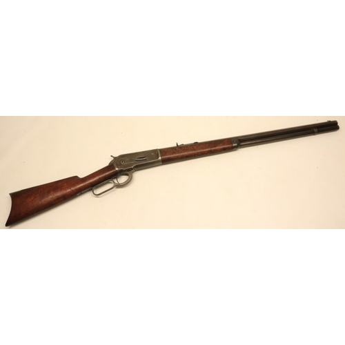 48 - Winchester model 1886 lever action 40-82 W.C.F rifle, 26