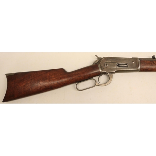 48 - Winchester model 1886 lever action 40-82 W.C.F rifle, 26