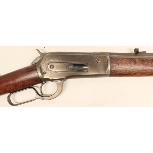 48 - Winchester model 1886 lever action 40-82 W.C.F rifle, 26