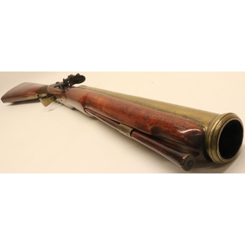 49 - Late 18th century Naval flintlock blunderbuss / grenade launcher, 20