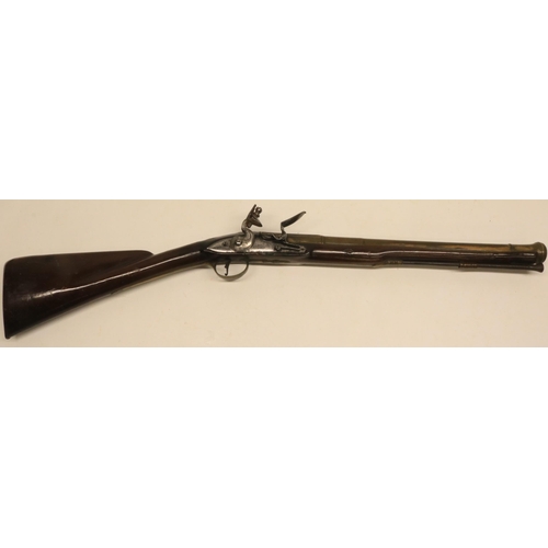 50 - Late 18th century flintlock blunderbuss, 17.5