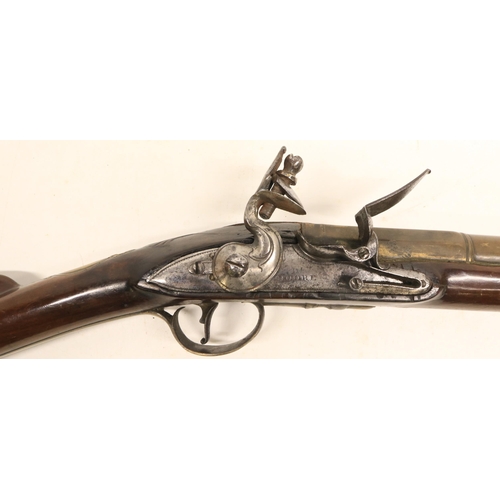 50 - Late 18th century flintlock blunderbuss, 17.5