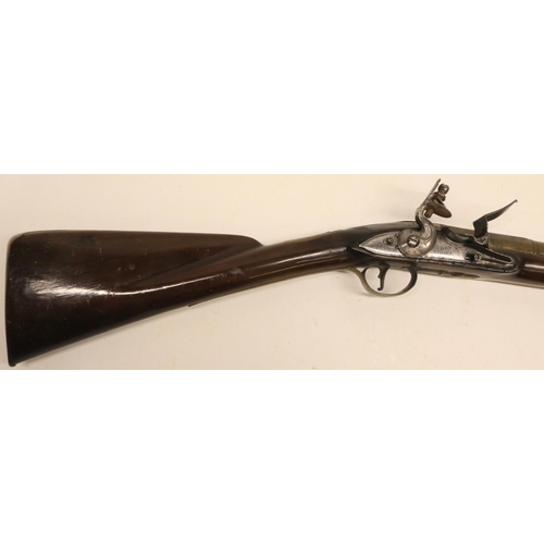 50 - Late 18th century flintlock blunderbuss, 17.5