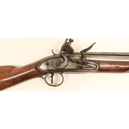 56 - Sprung bayonet flintlock blunderbuss by H. W. Mortimer, 14