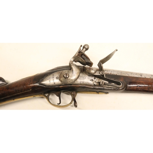 90 - First model Brown Bess flintlock musket, 45