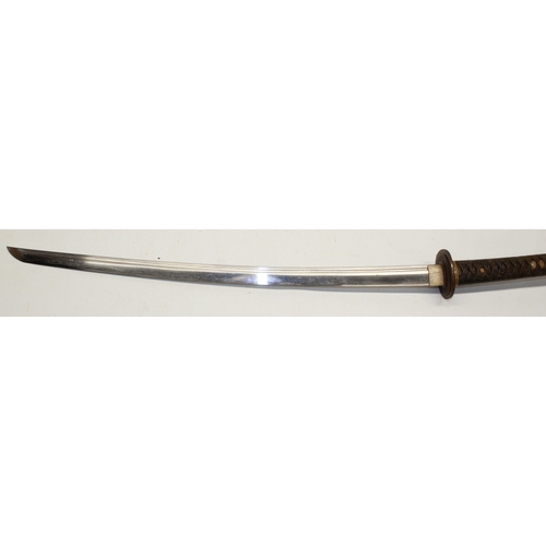 213 - Circa mid 20th century Japanese Naval Katana sword, 26 1/4