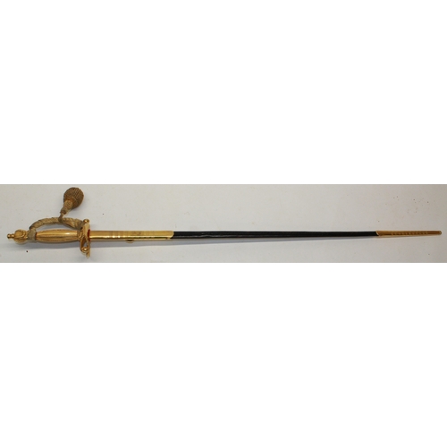 241 - British 20th century Court sword, 31.5