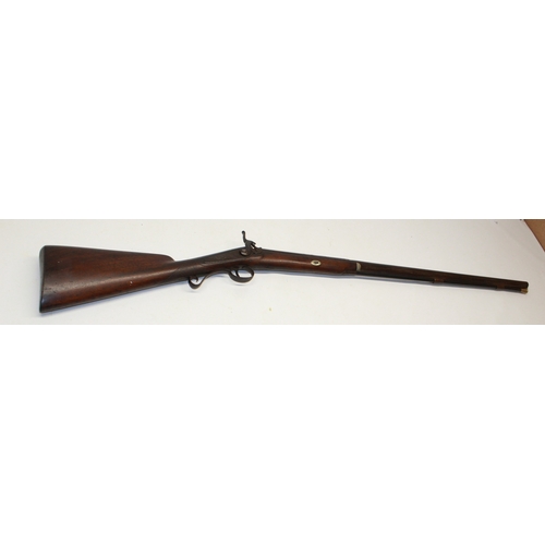 54 - 19th Century percussionn 12 bore sporting gun by Geo. Cade, 35