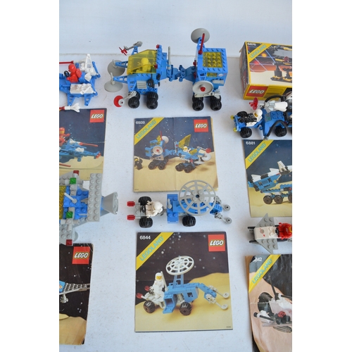 1408 - Ten vintage Lego Space sets circa late 1970's-80's including 1 boxed example to include sets 886, 91... 