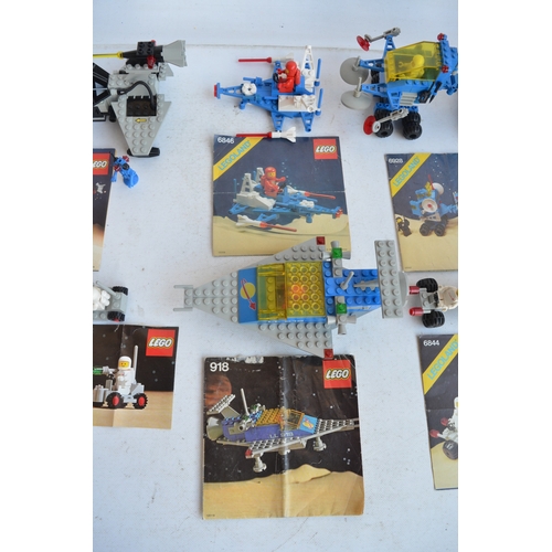 1408 - Ten vintage Lego Space sets circa late 1970's-80's including 1 boxed example to include sets 886, 91... 