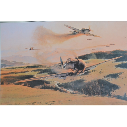 995 - 'Birth Of A Legend', limited edition framed print by Robert Taylor, 490/850 (94.5x73.5cm), signed in... 