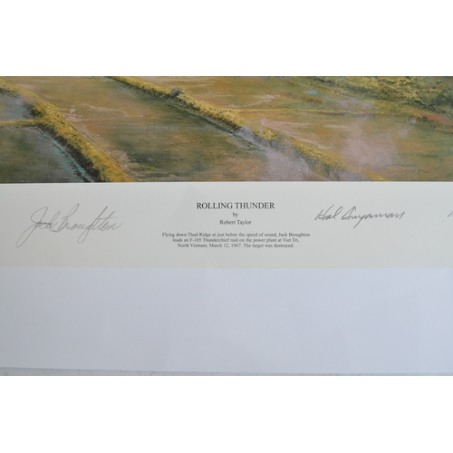 998 - 'Rolling Thunder', limited edition print by Robert Taylor, 15/850 (83x60cm), signed in pencil by the... 