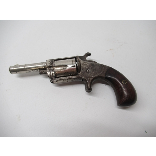 38 - Hopkins & Allen Blue jacket no.2 rimfire .32 revolver, Pat. 1871