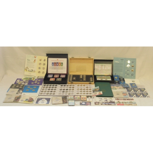 809 - WITHDRAWN - Large collection of commemorative and collectors 50ps to inc. partially filled 50p coin ... 