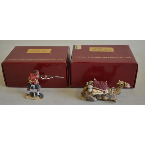 685 - Mixed collection of boxed 54mm (1/32 scale) metal soldier figures from W. Britain's to include Napol... 