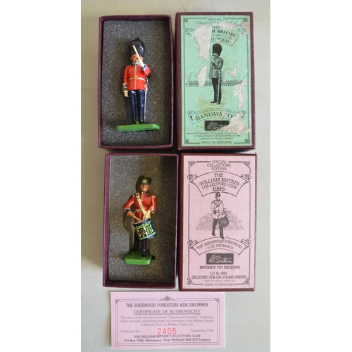 686 - Collection of boxed 54mm (1/32 scale) metal soldier figures and sets from W. Britain's to include 00... 