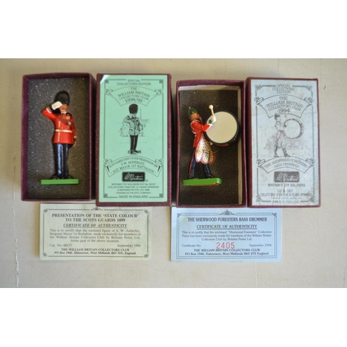 686 - Collection of boxed 54mm (1/32 scale) metal soldier figures and sets from W. Britain's to include 00... 