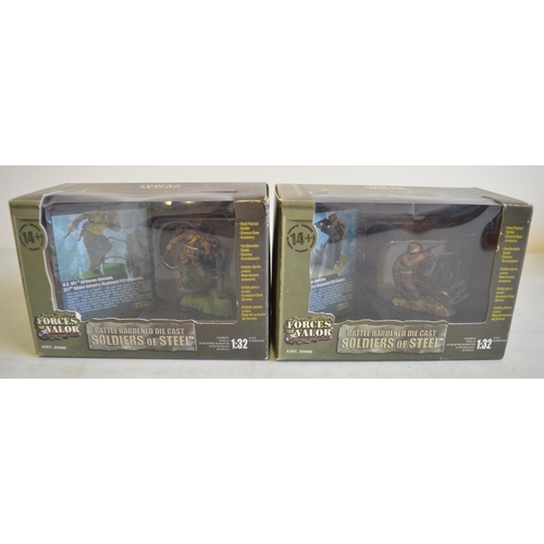 689 - Mixed collection of boxed military models to include 3x Forces Of Valor WWII sets, 8x Elite Command ... 