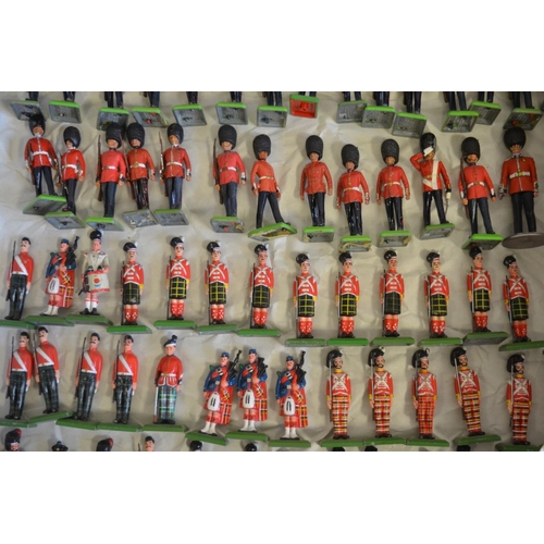 699 - Collection of W. Britain's 1/32 scale metal and Deetail range soldier figures, qty, 3 boxes