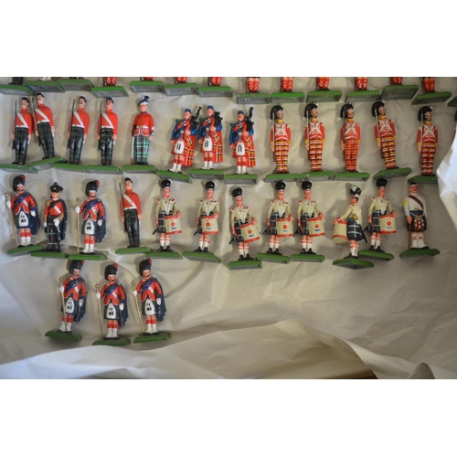 699 - Collection of W. Britain's 1/32 scale metal and Deetail range soldier figures, qty, 3 boxes