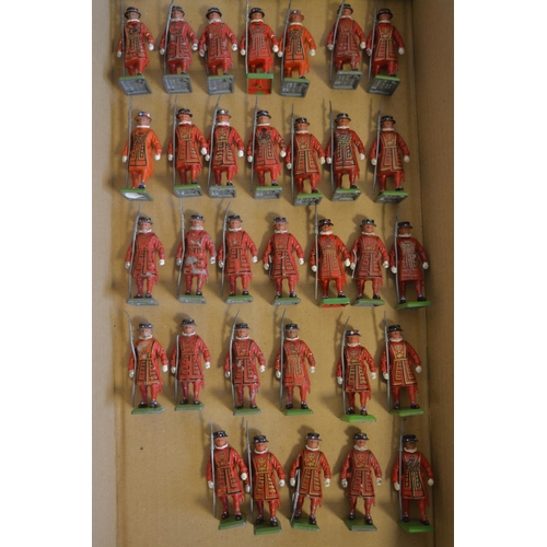 699 - Collection of W. Britain's 1/32 scale metal and Deetail range soldier figures, qty, 3 boxes