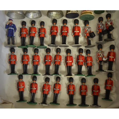 702 - Collection of metal bandsmen and other soldier figures to include Corgi Icons (generally good condit... 