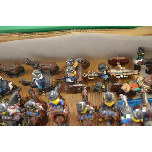 706 - Extensive collection of home painted white metal American Civil War gaming figures (scale approx 1/4... 