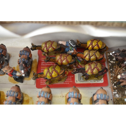 706 - Extensive collection of home painted white metal American Civil War gaming figures (scale approx 1/4... 