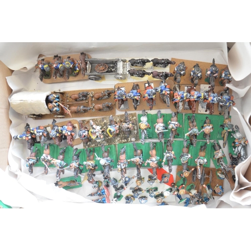 706 - Extensive collection of home painted white metal American Civil War gaming figures (scale approx 1/4... 