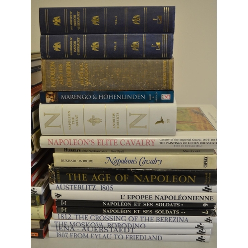 720 - Collection of thirty one Napoleon and Napoleonic Wars reference books to include French, Russian and... 